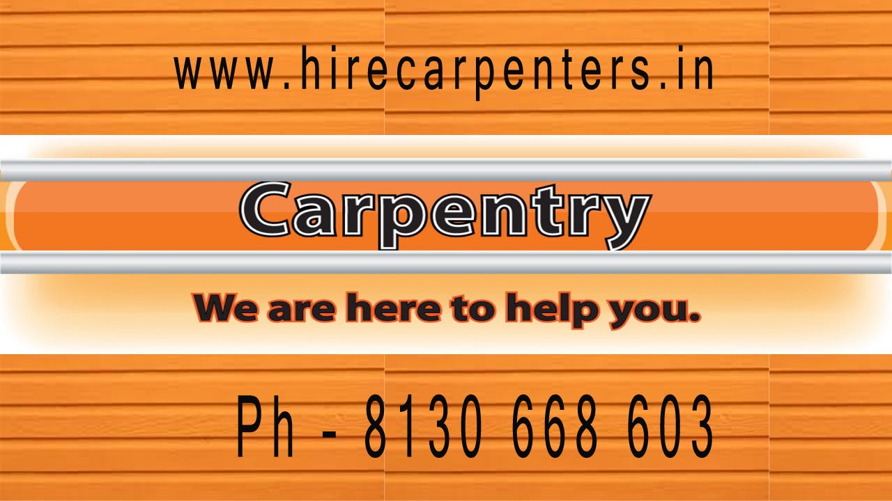Hire carpenters in Gurgaon. We are the best carpenters in India. We