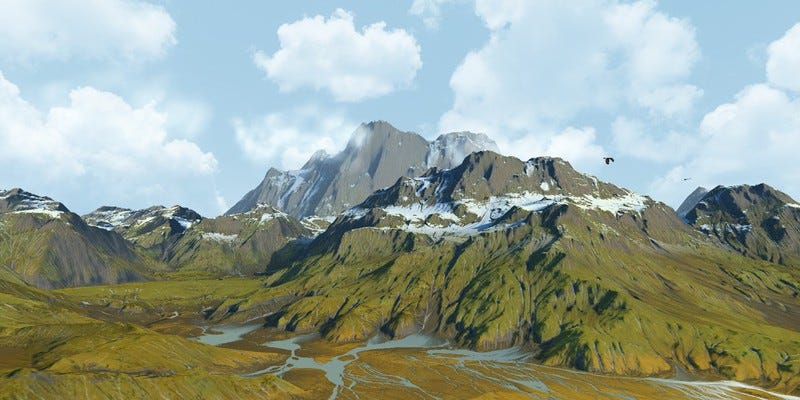 Creating mountains landscape in OpenGL ES