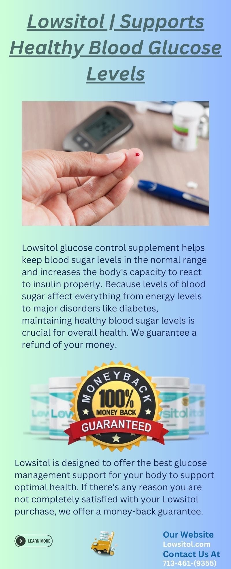 Lowsitol Supports Healthy Blood Glucose Levels Lowsitol Medium