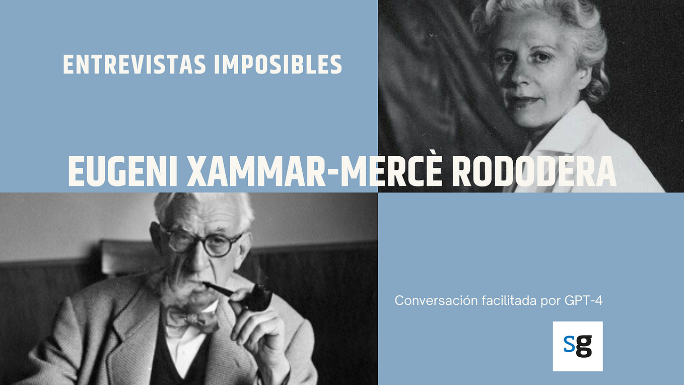 Entrevista imposible #4: Mercè Rodoreda y Eugeni Xammar, diálogo literario en la plaça del Diamant