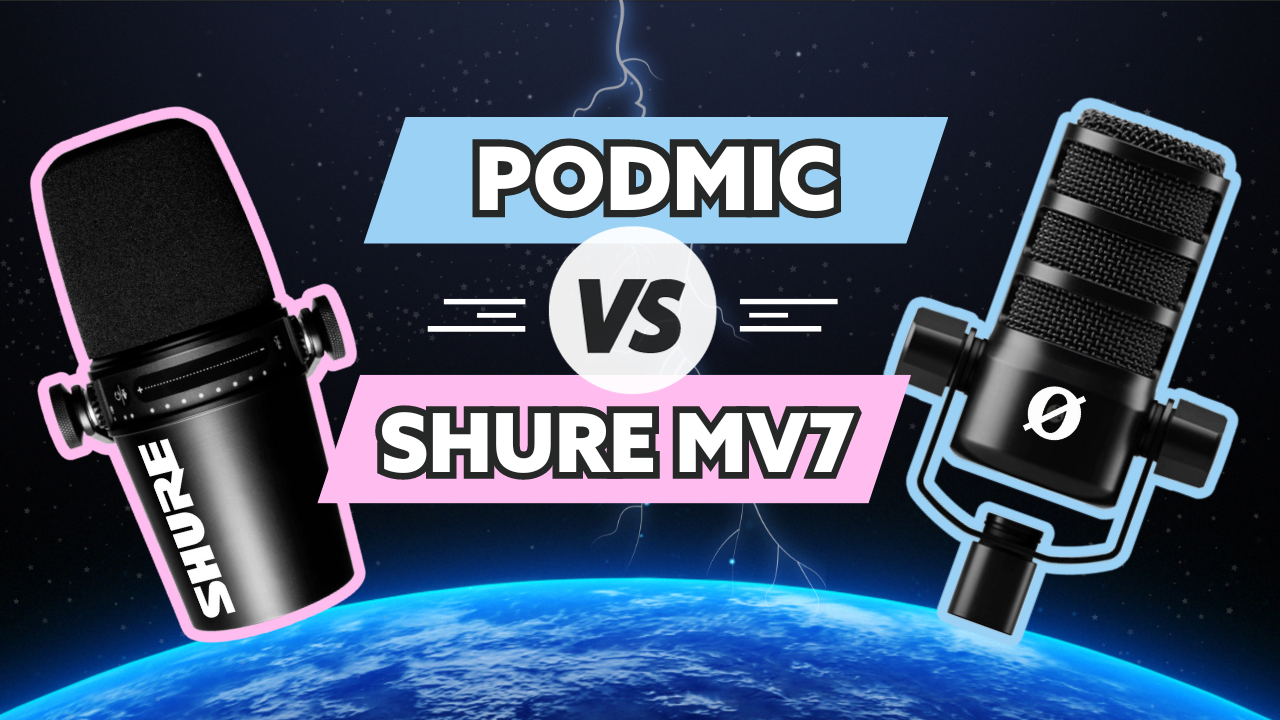 Podcast Microphone Battle: Rode Podmic vs Shure MV7
