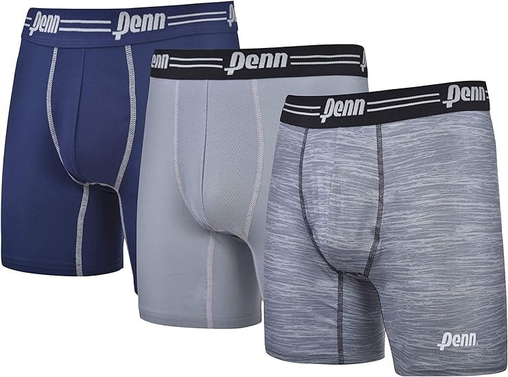 TAPOUT Mens Performance Boxer Briefs — 3Pack Penn Appraisals Medium