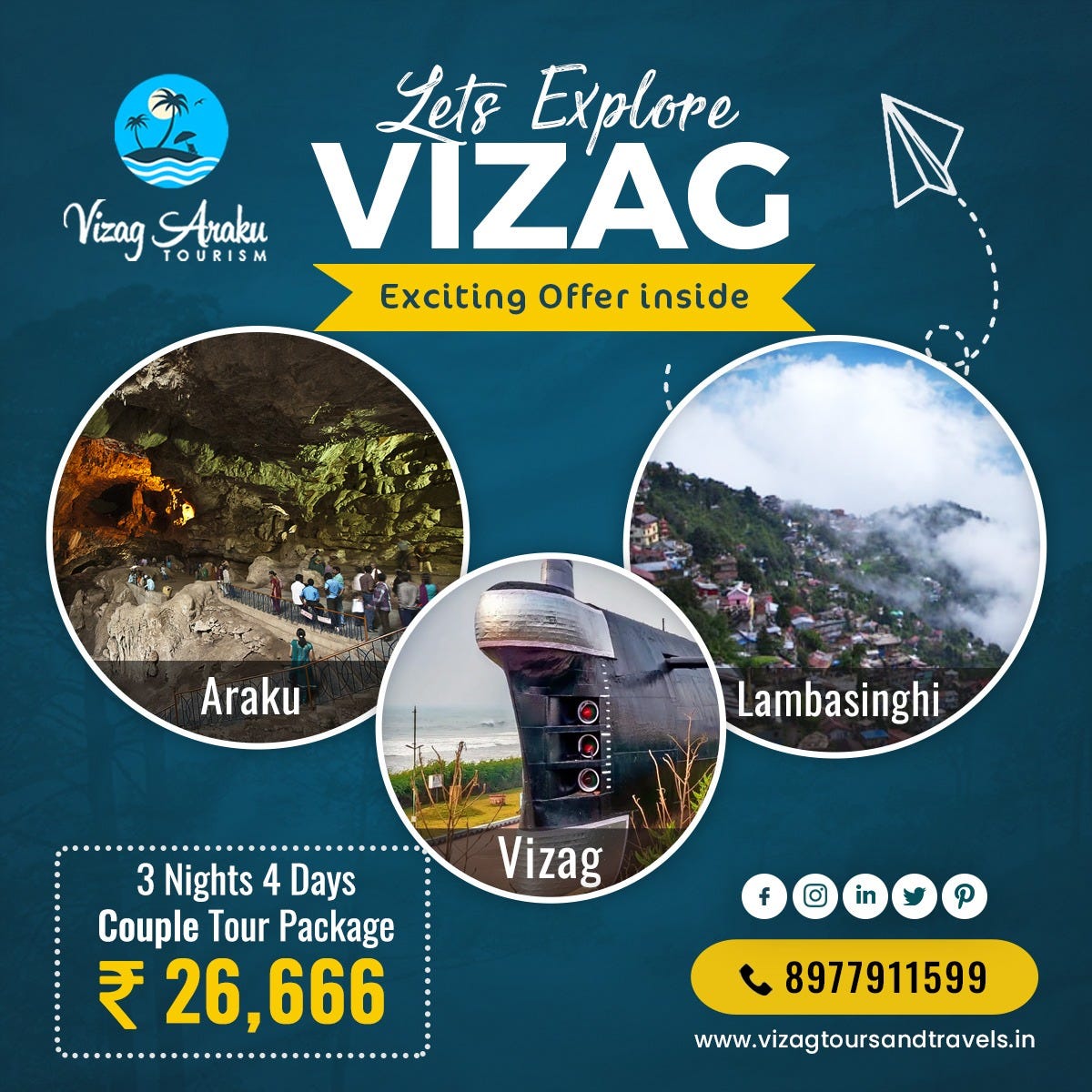 Best Araku Valley Tour Packages from Vizag Tours & Travels by Vizag