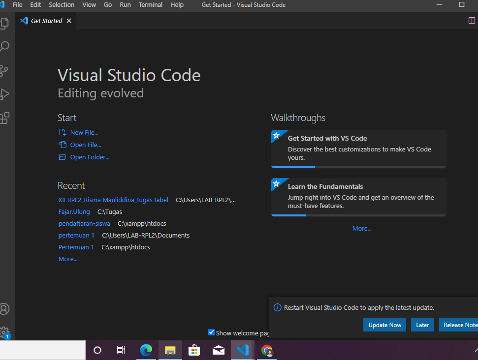 CARA MEMBUAT FORMULIR SEDERHANA DI VISUAL STUDIO CODE 3. untuk melihat ...