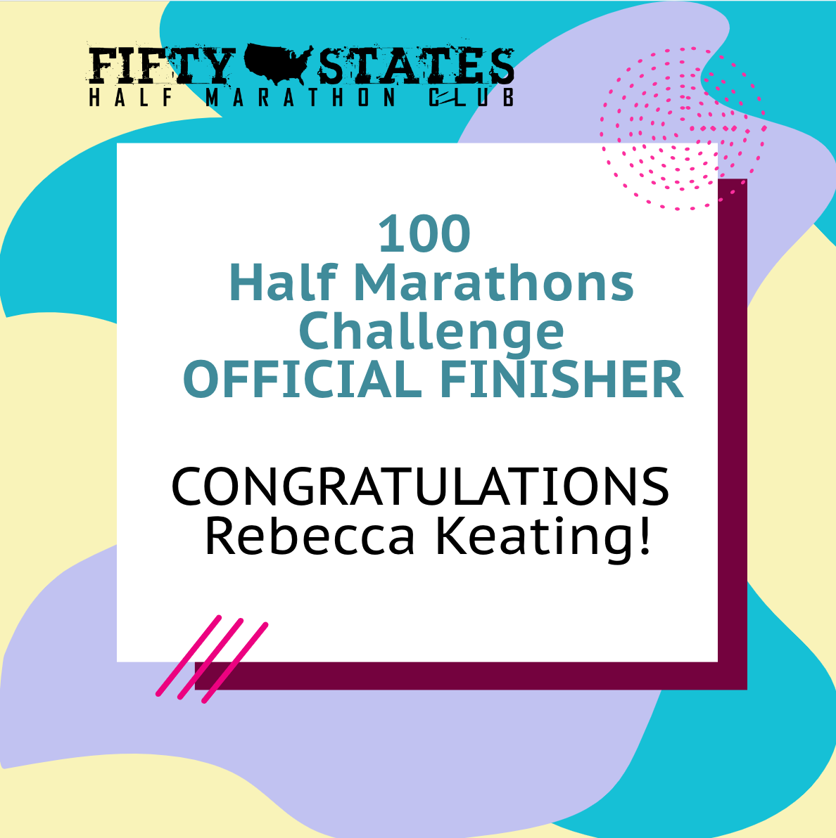 Heidi Hammond Finishes 100 Half Marathons — From Findlay, Ohio 50