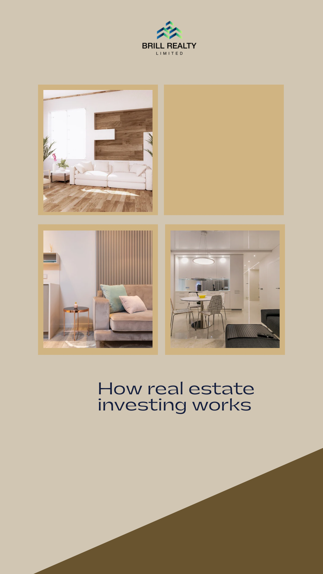 HOW DO REALTORS MAKE GOOD MONEY?. a real estate agent is one way… by Brill Realty