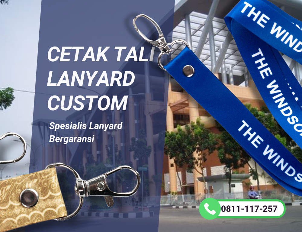 BERKUALITAS, 0811–1172–57 Cetak Tali Lanyard id card lucu