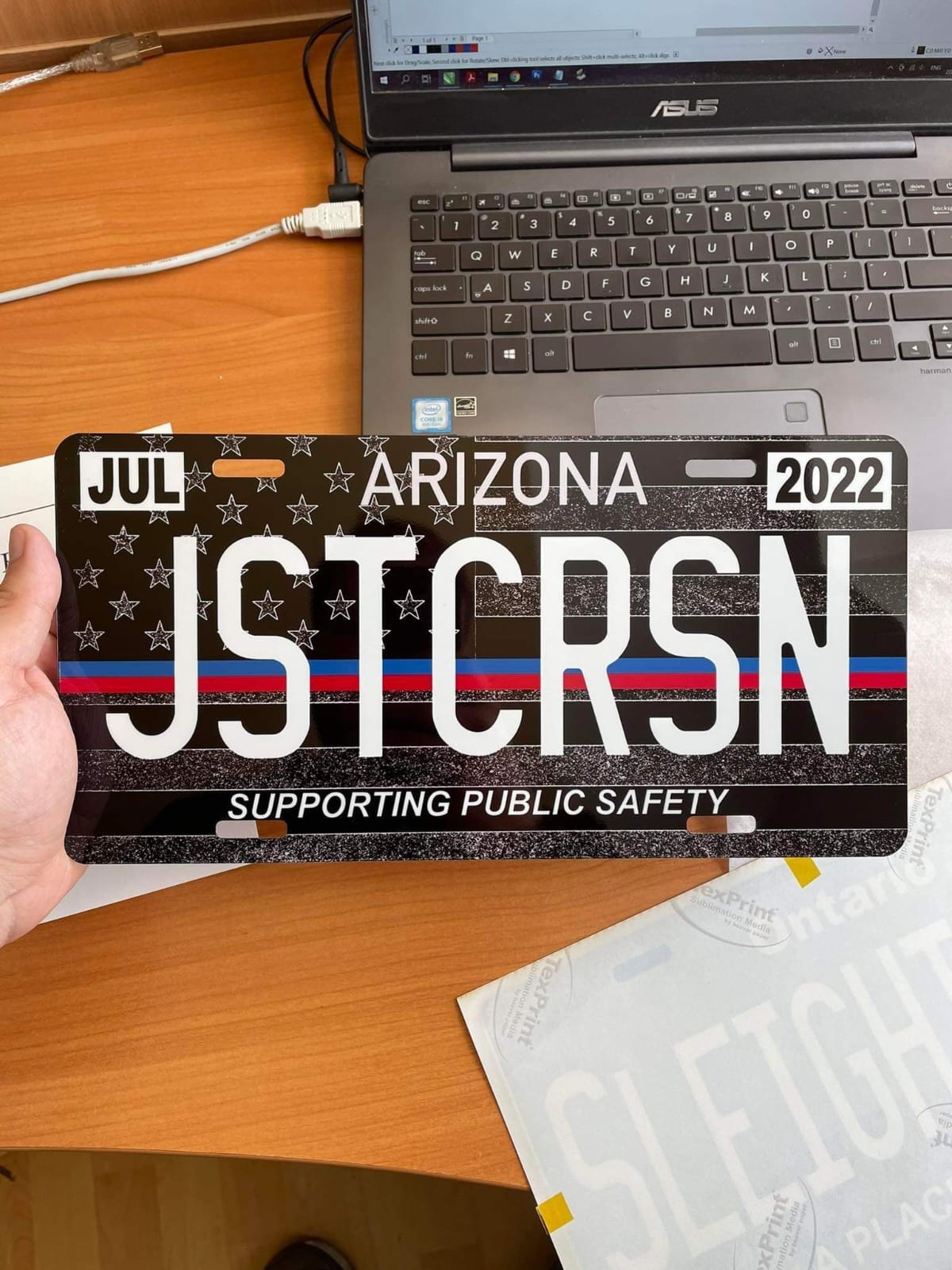 Klondike Yukon Custom Plate — Nene Solutions Nenesolutions Medium