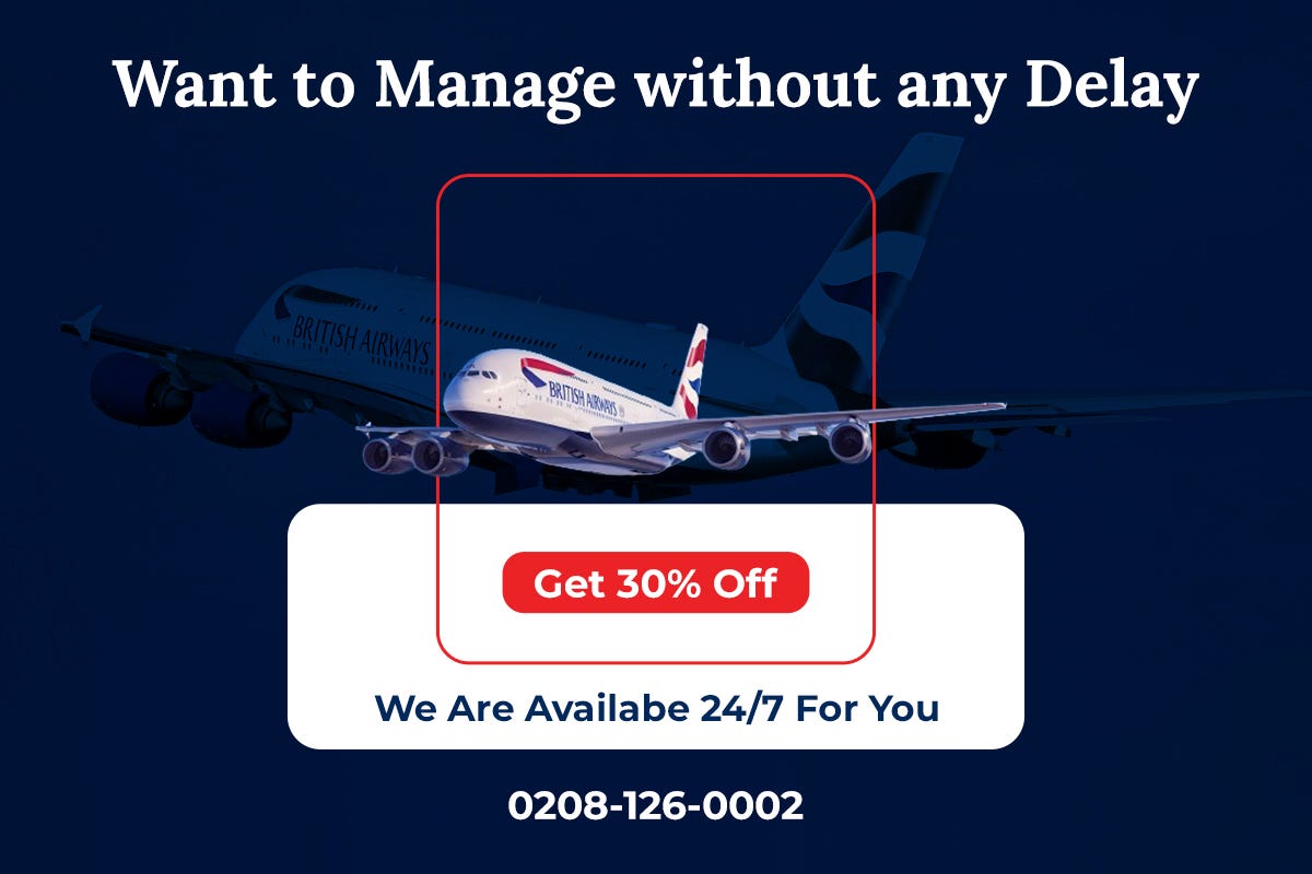 How Use British Airways Manage Booking 2024? — {+44 208 126 0002} by