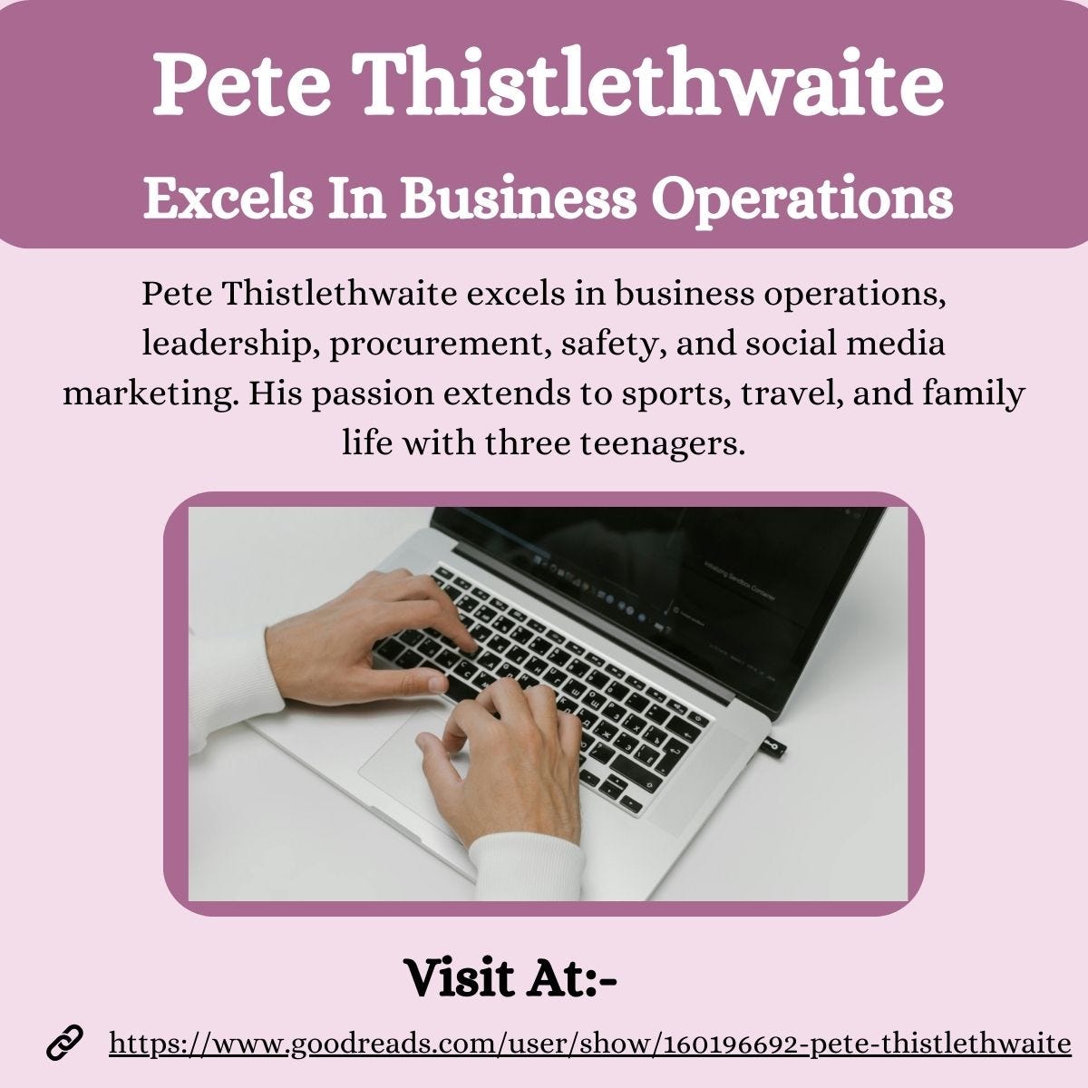 Pete Thistlethwaite — An Experienced Operations Manager - Pete ...