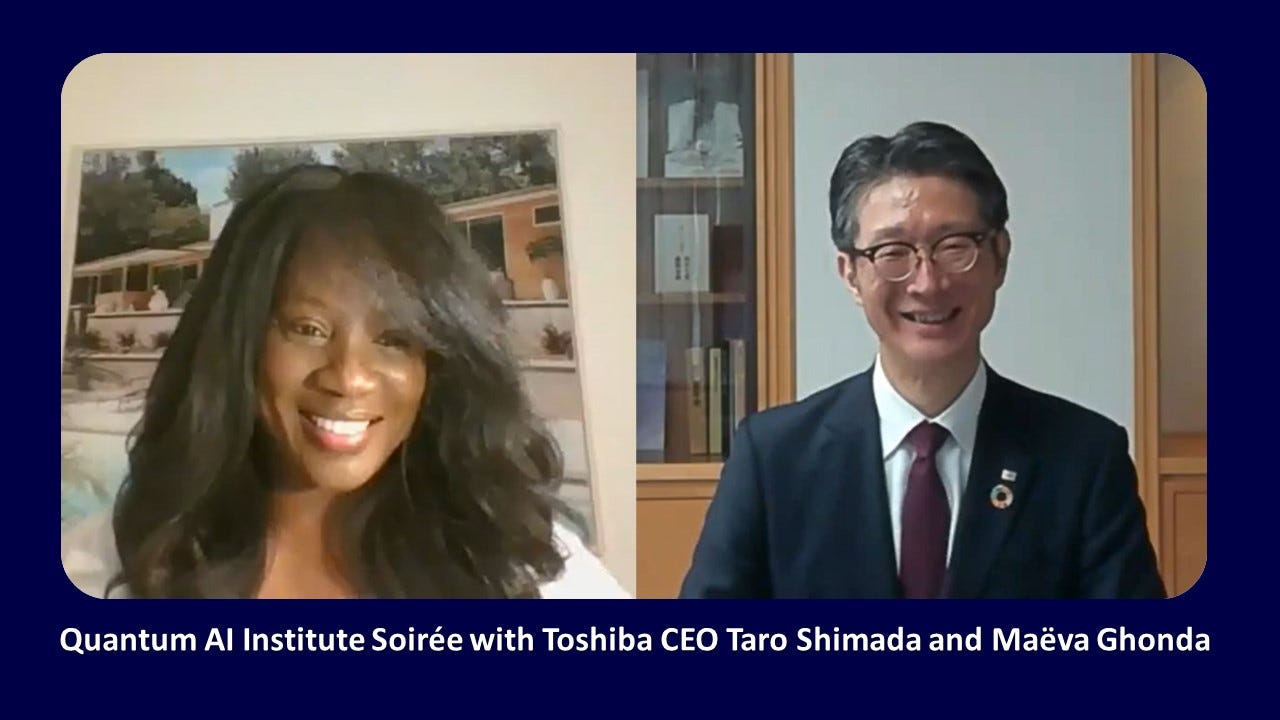 Soirée with Toshiba CEO Taro Shimada: Enabling a Sustainable Quantum Economy — Sustainability…
