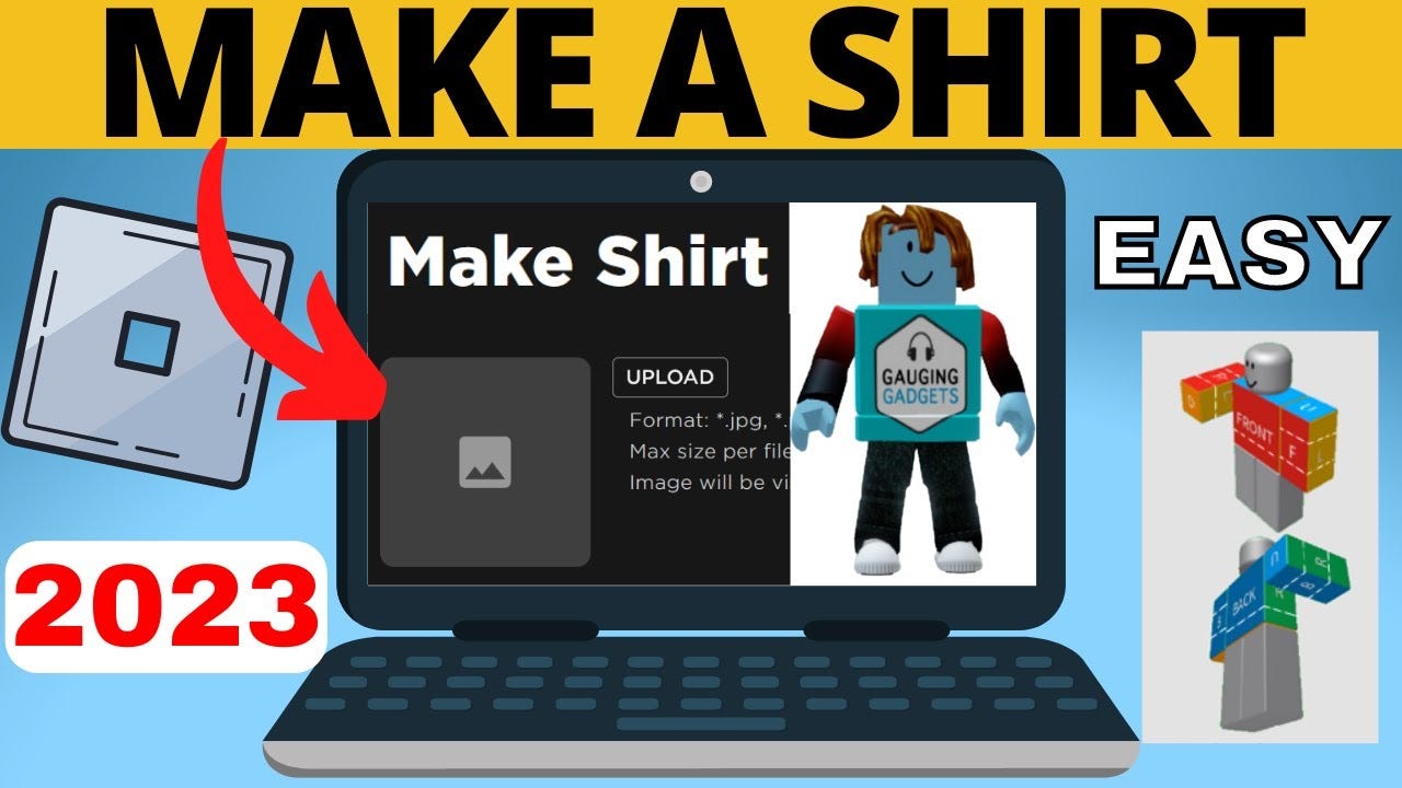 How to Make a Shirt in Roblox - Make Your Own Roblox Shirt 