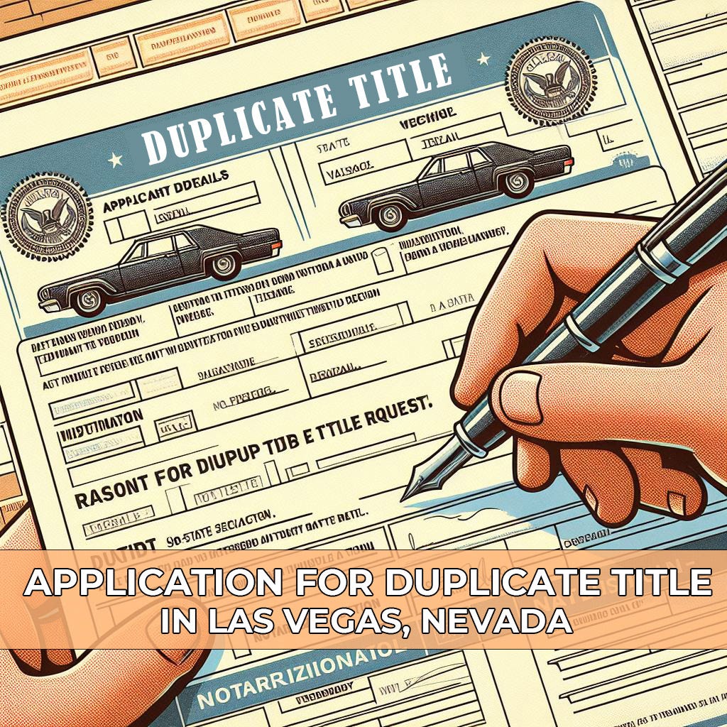 How to Correct a Vehicle Title in Paradise, Las Vegas — Nevada by