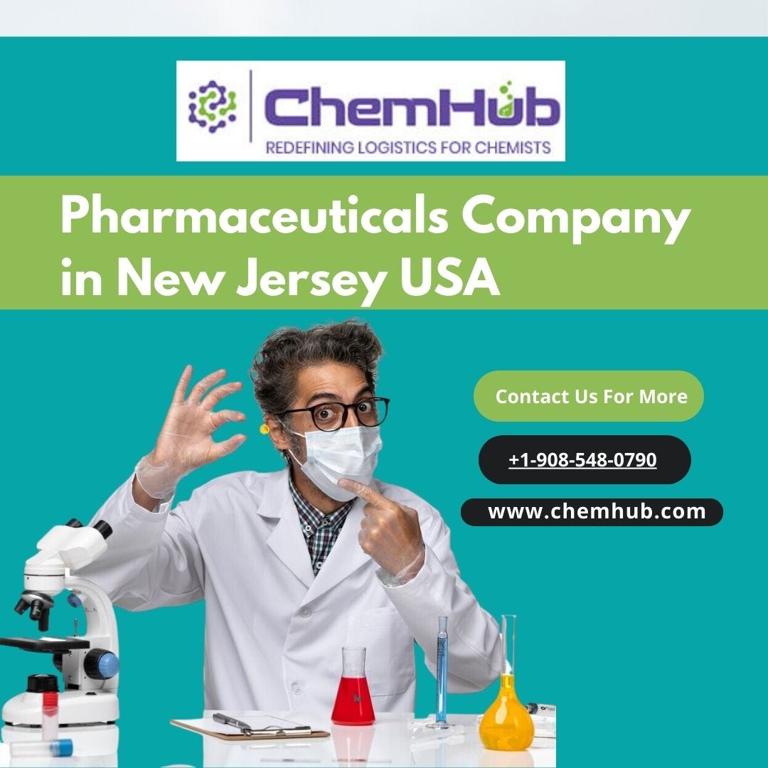 Pharmaceuticals Company in New Jersey USA | by Chemhubchemical | Nov ...