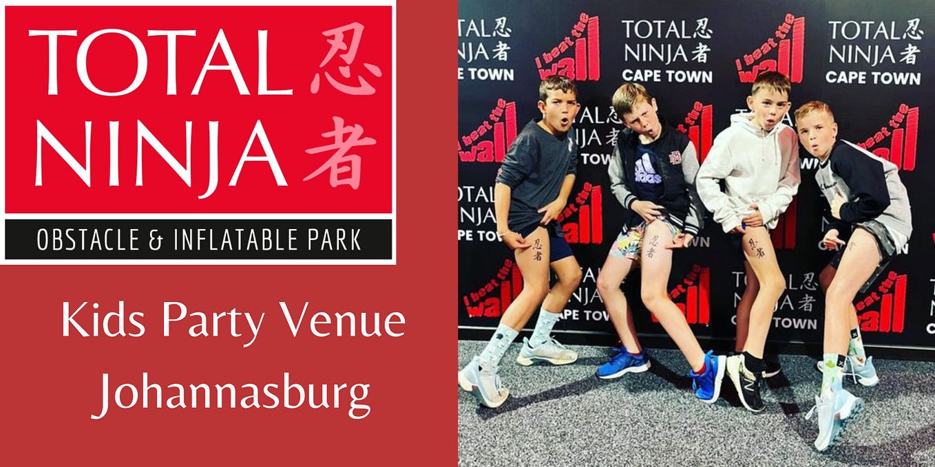 Popular Birthday party venues in Johannesburg Total Ninja Medium