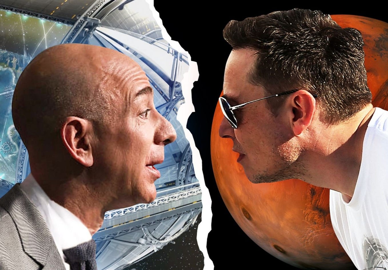 The Hilarious Feud Between Elon Musk And Jeff Bezos