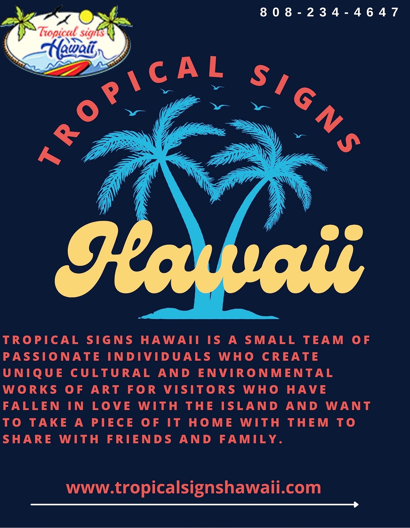 Honolulu tropical signs Hawaiitropicalsigns Medium