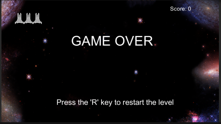Restarting our scene after game over | Unity 2D