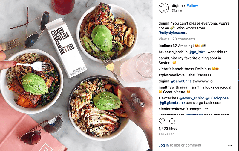 Restaurant Social Media Post Examples
