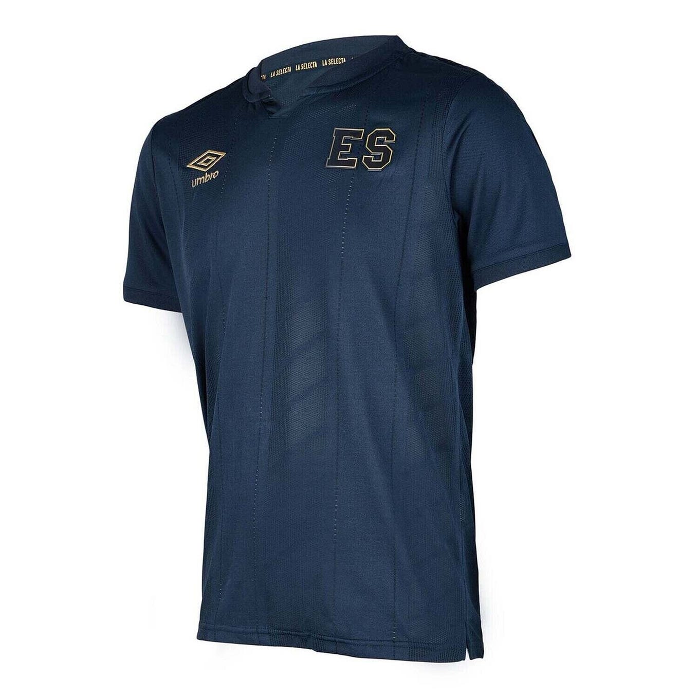 Umbro Kids El Salvador 2025/26 Home Jersey Blue/White - Azteca Soccer 8 thumbnail image