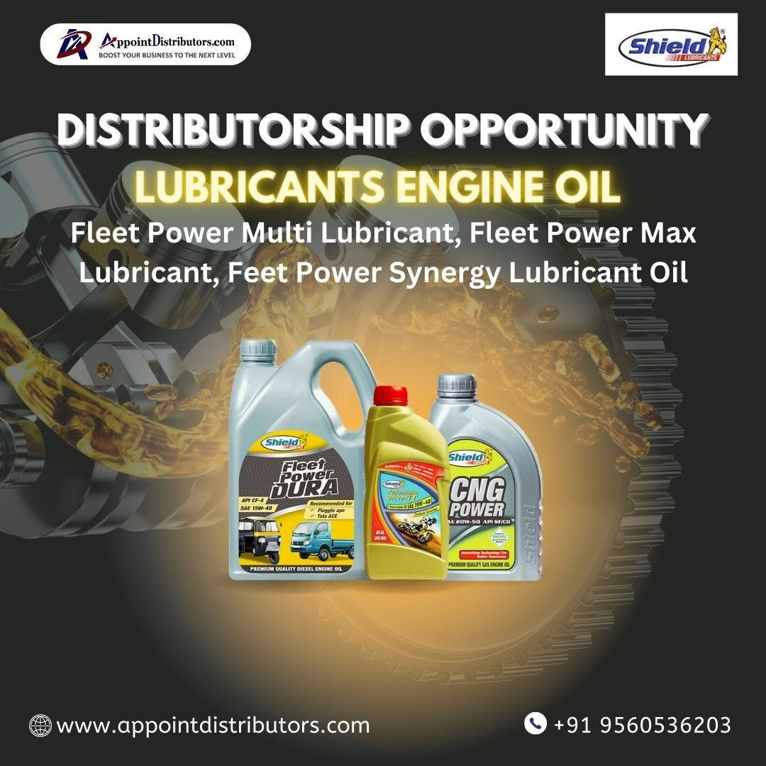 Engine Oil Distributors Requirement in India Vishal Mishra Medium