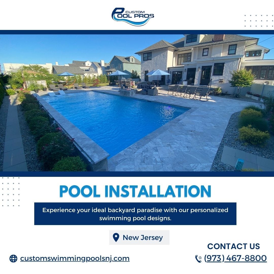 Fiberglass Pools NJ Custom Pool Pros — POOLS & PATIOS ONE SOURCE Medium
