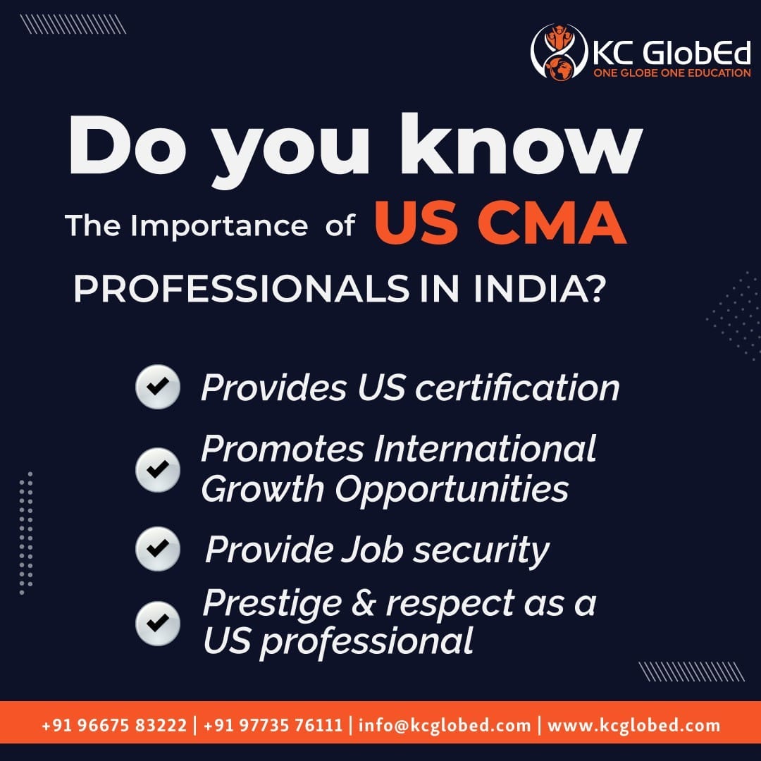 What Is A US CMA Course And US CMA Course Fees In India? by Kc GlobEd What Is A US CMA Course And US CMA Course Fees In India? by Kc GlobEd
