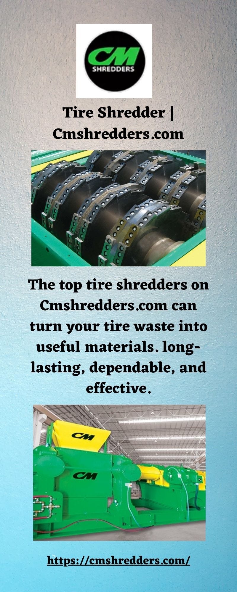 Durable Tire Shredder Machine - cmshredders - Medium