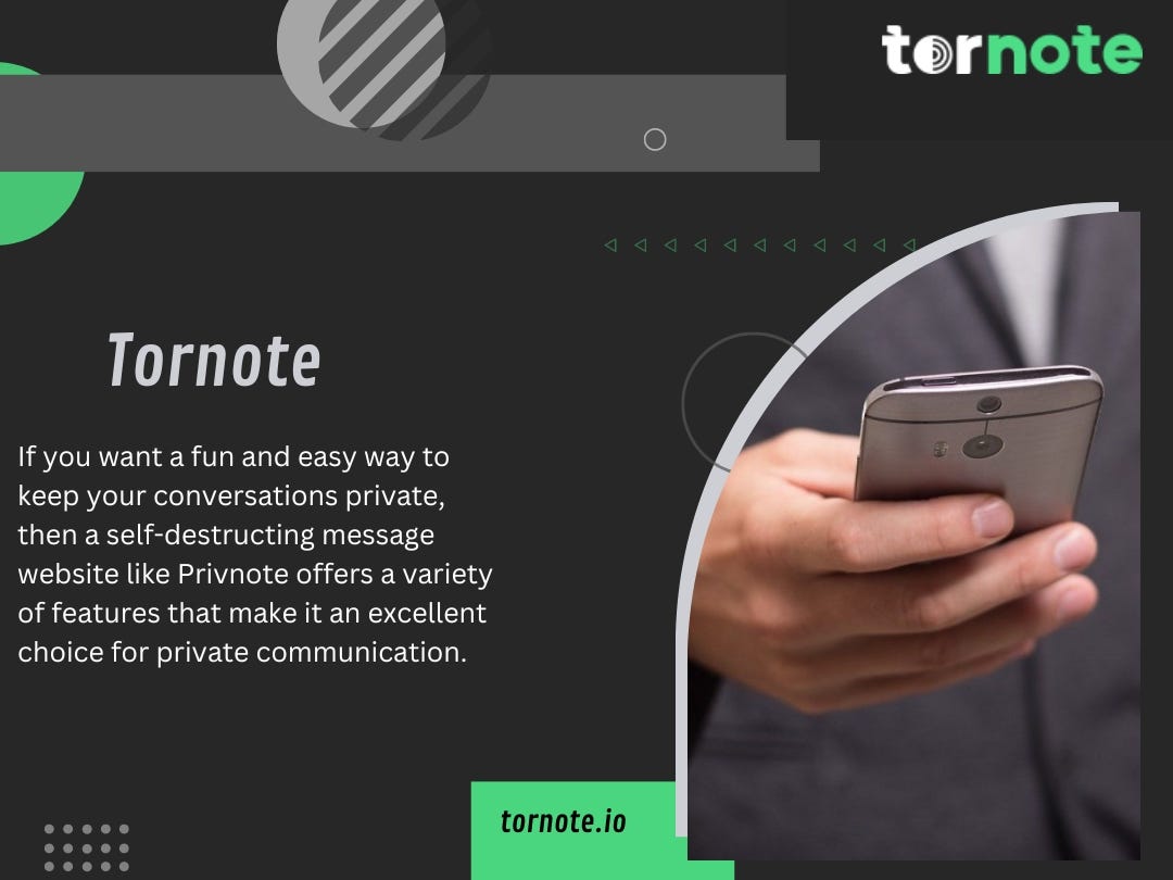 Privnote. Unlocking the Secrets: A Comprehensive… | by Tornote ...