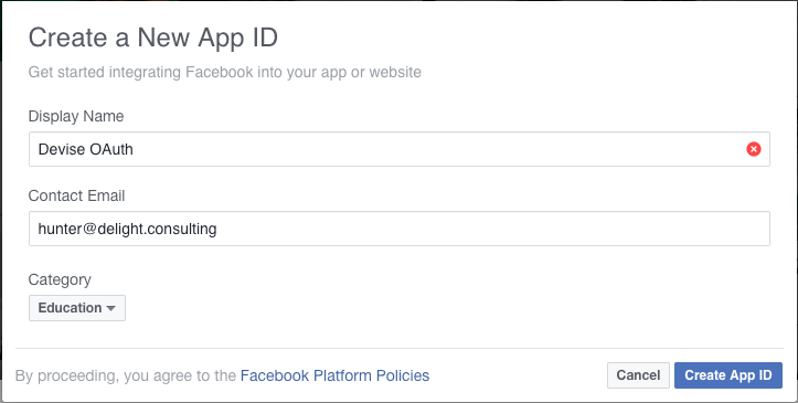 Facebook Authentication with Devise: Part 2 | by Delight Consulting ...