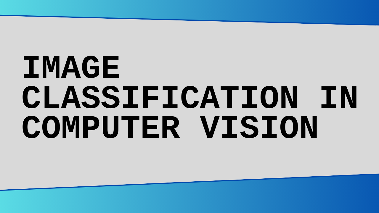 Image Classification. 教學影片: | by JUI-LUNG, HUNG | Medium