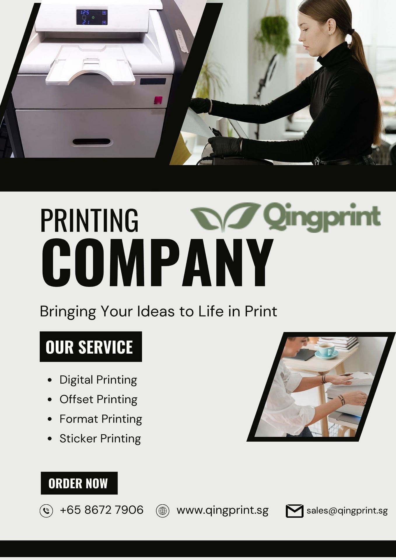 TopQuality Sticker Printing Singapore sipnsmile chauffeur Medium
