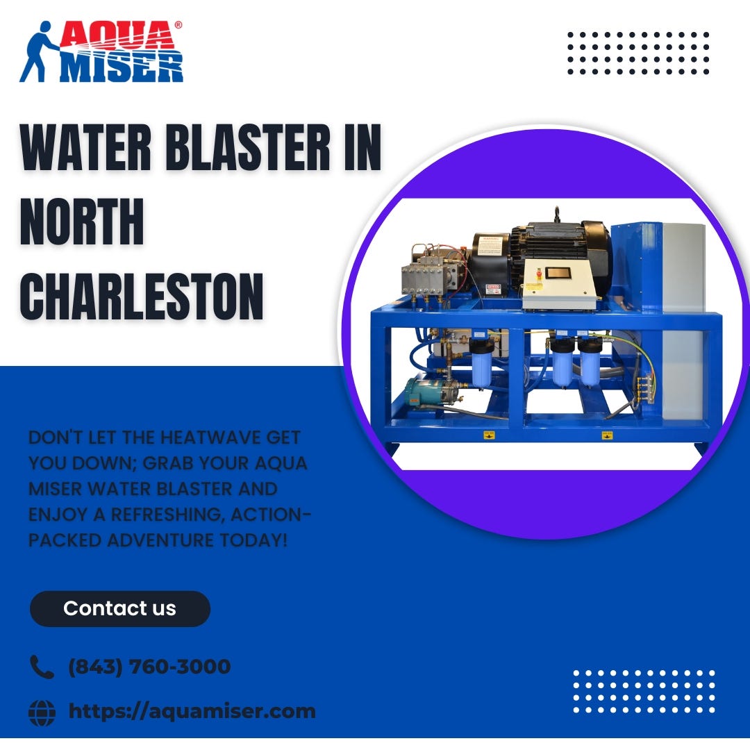 HighPressure Water Blasting Equipment Service At Aqua Miser High