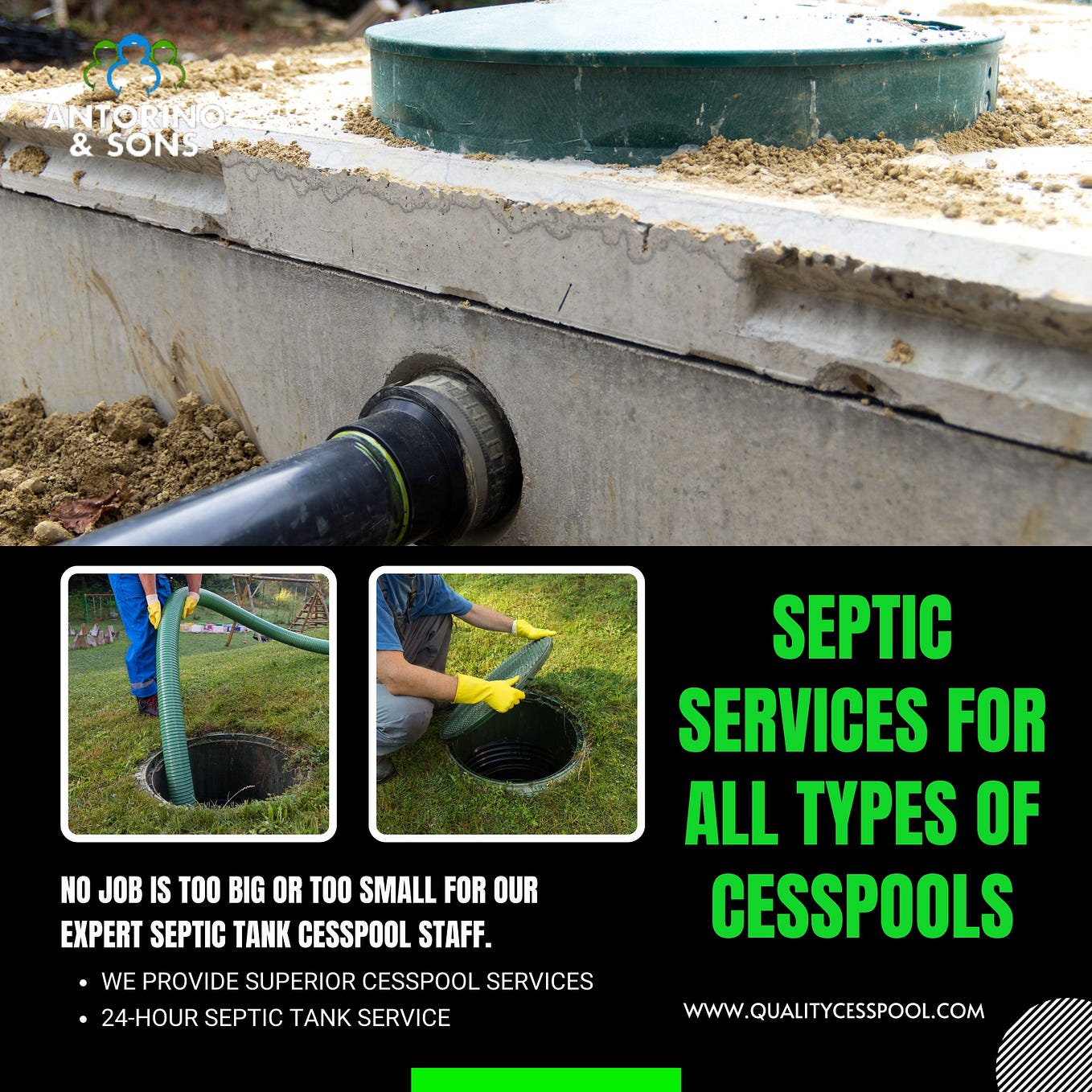 Antorino & Sons. How Cesspool Services Can Benefit You by Antorino