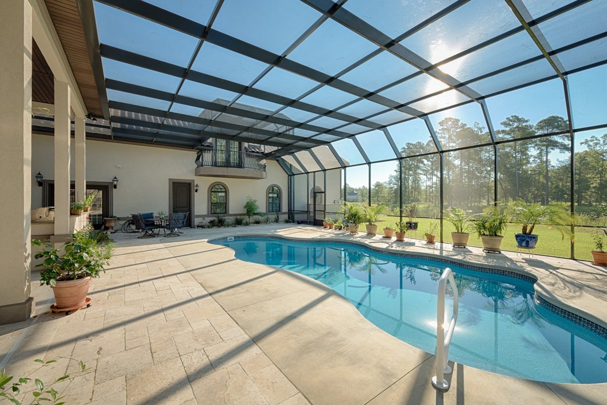 Myrtle Beach Pool Enclosures. Screened Pool enclosures let you spend