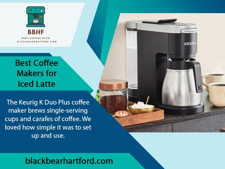 Iced Latte Makers BlackBearHartFord Medium