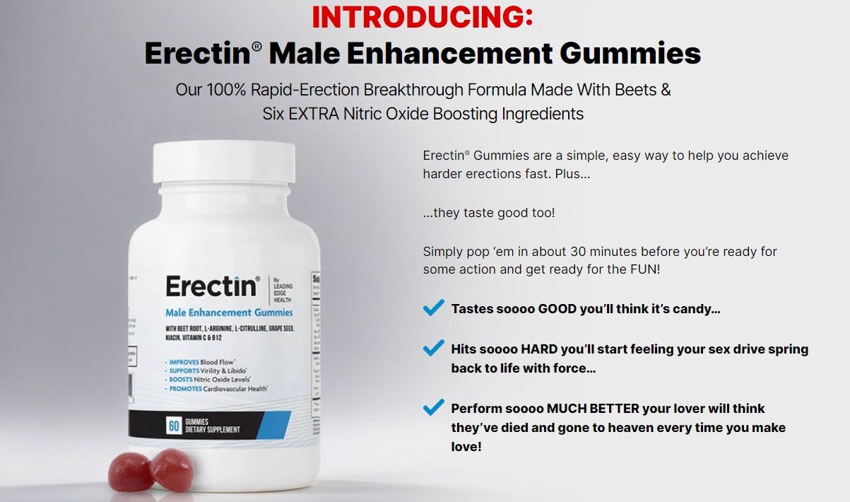 Erectin Male Enhancement Gummies Best Gummies for Erectile