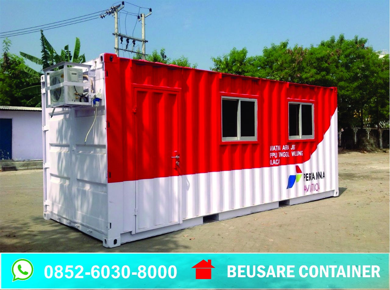WA 085260308000, modifikasi box container 20 feet aceh, modifikasi ...