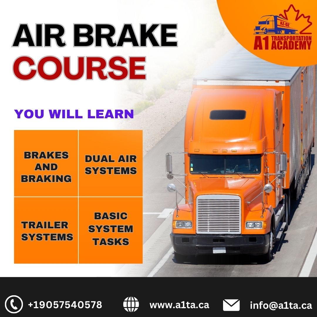 Air Brakes Course A1 Transportation Academy A1transportationacademy Air Brakes Course A1 Transportation Academy A1transportationacademy
