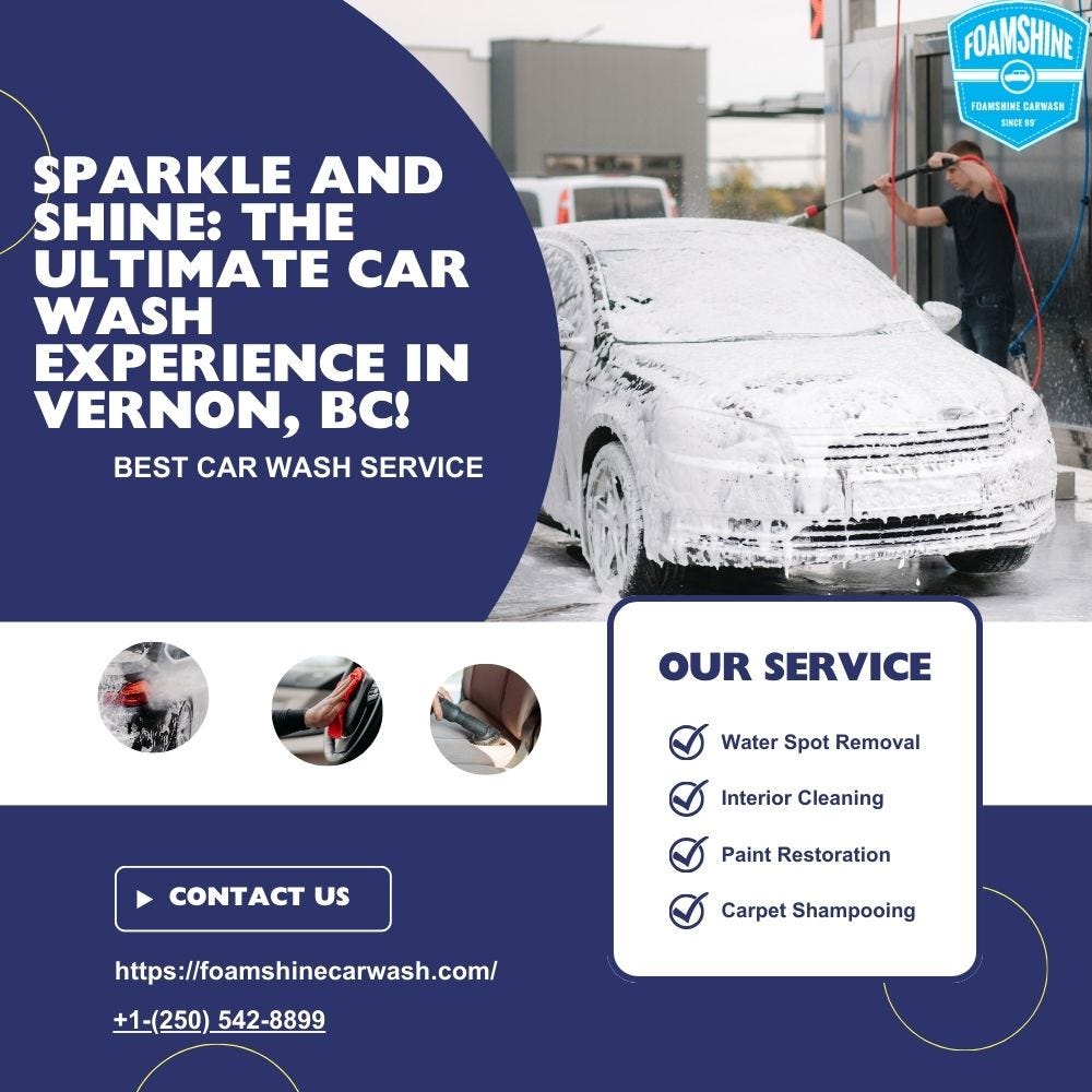 Foam Shine Car Wash — Topnotch Car Wash in Vernon Foam shine car