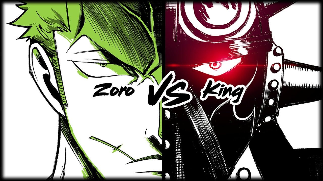 Zoro Defeats King  One Piece 