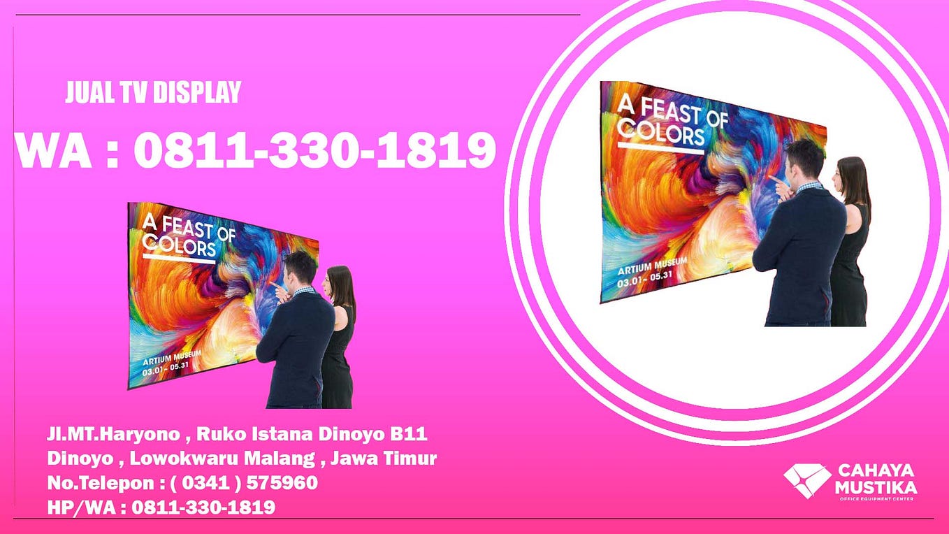 TELP 08113301819, Jual Outdoor Digital Signs Jakarta by