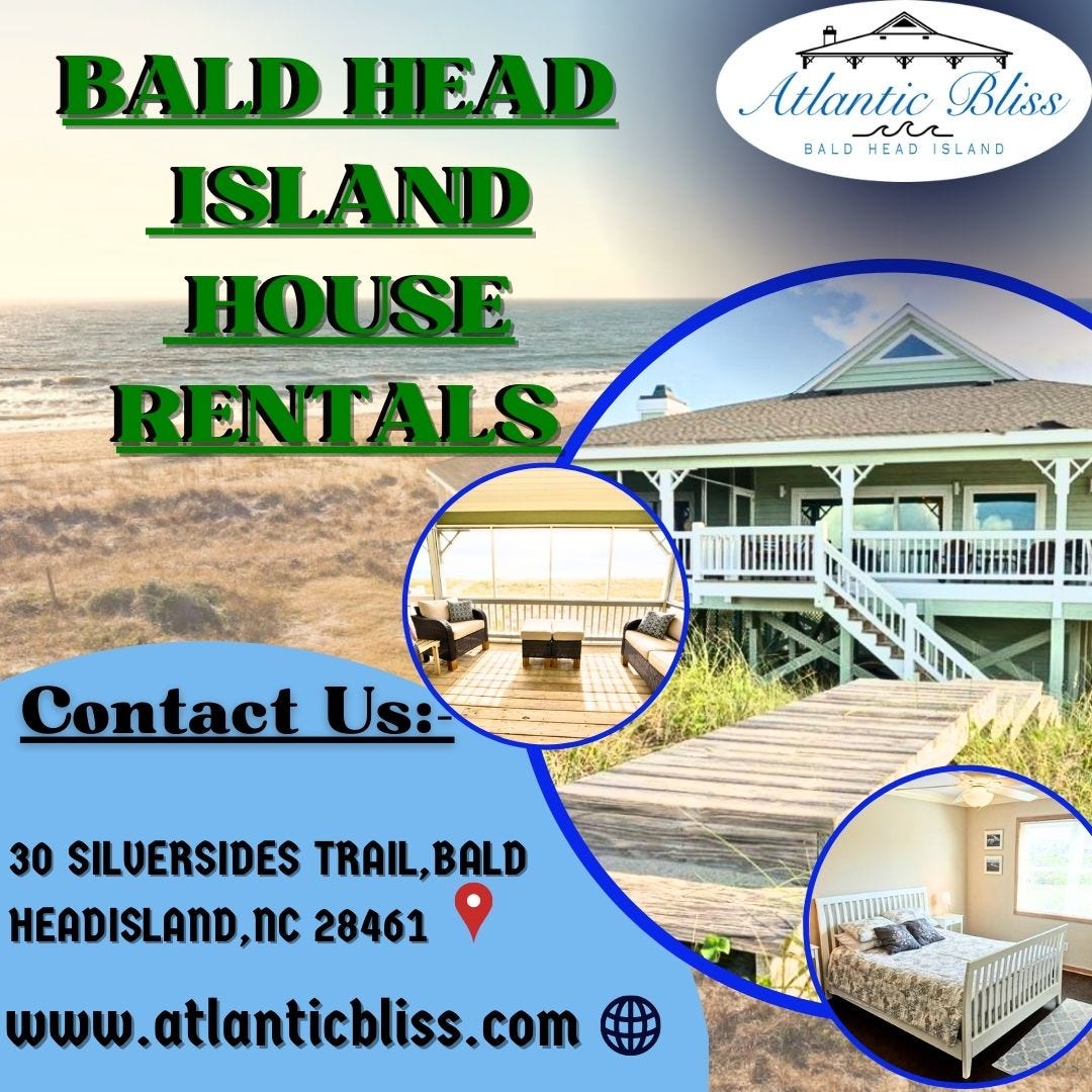Enjoy Bald Head Island House Rentals Atlantic Bliss Medium