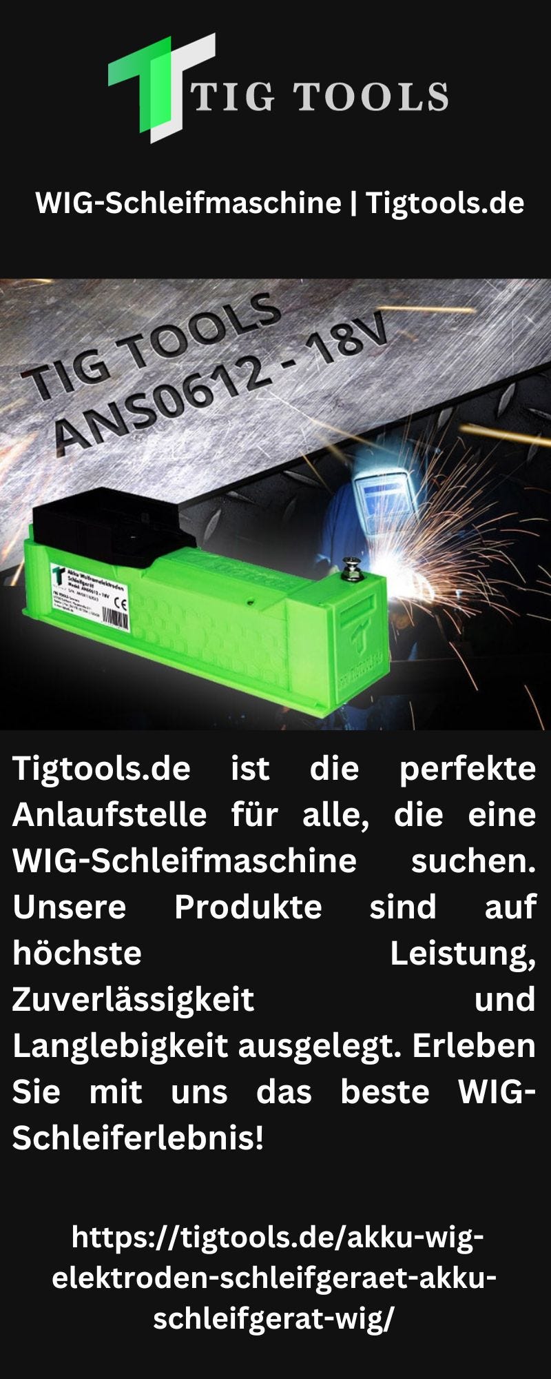 Akku-Schleifer Tig | Tigtools.de - Tig Tools - Medium