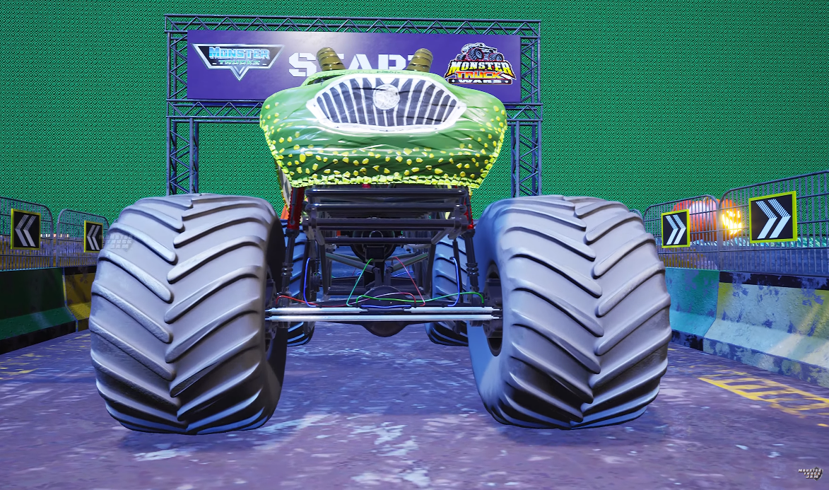 MONSTER JAMINSANE RACING Incredible Monster Trucks Destruction Tough