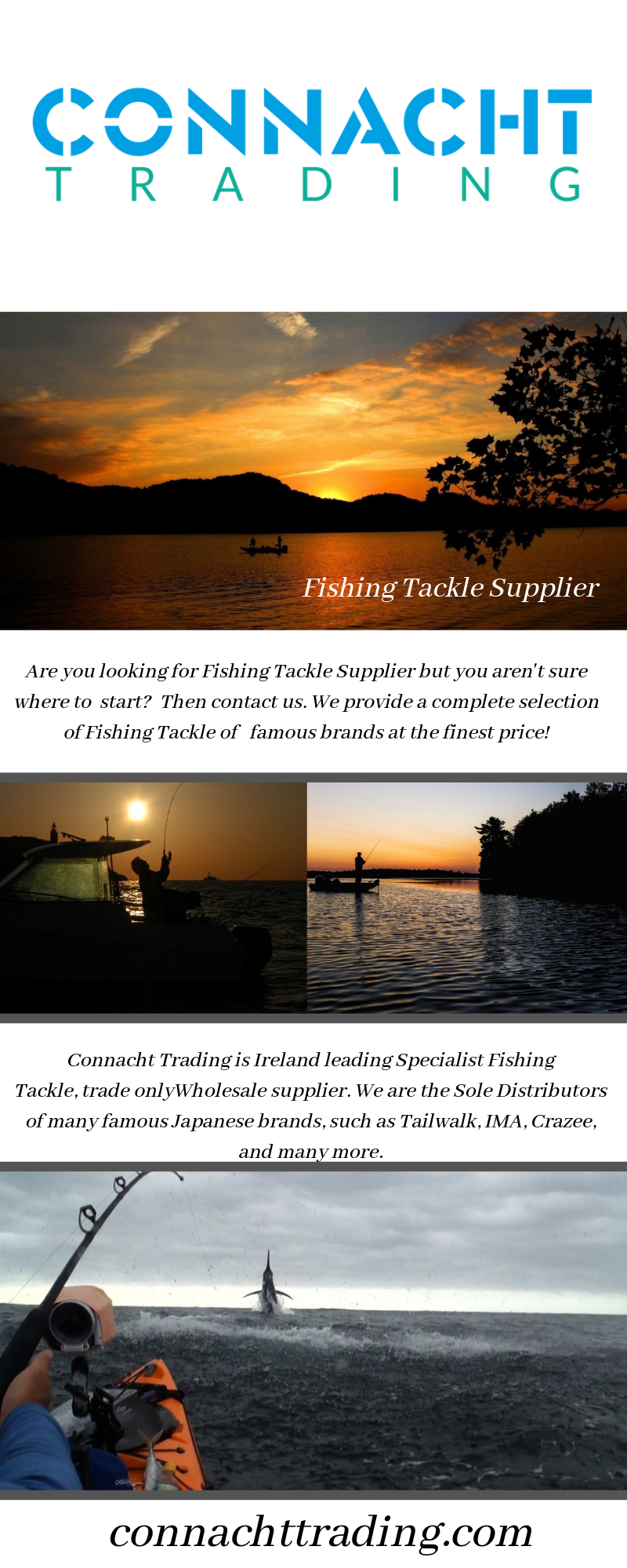 Fishing Tackle. Find a great selection of quality… by Connacht Trading Medium