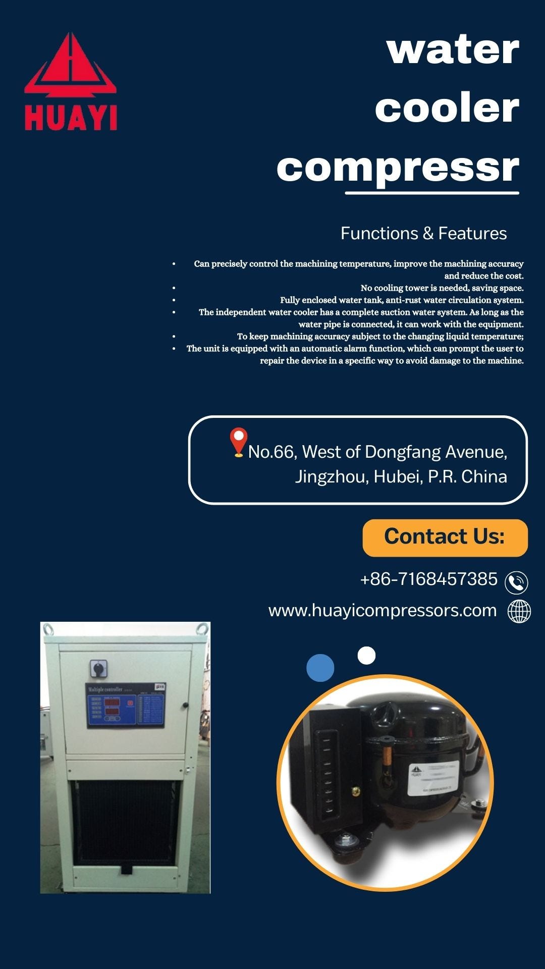 Experience the Power of Efficiency Refrigerator Compressor FromHuayi Compressors Huayi