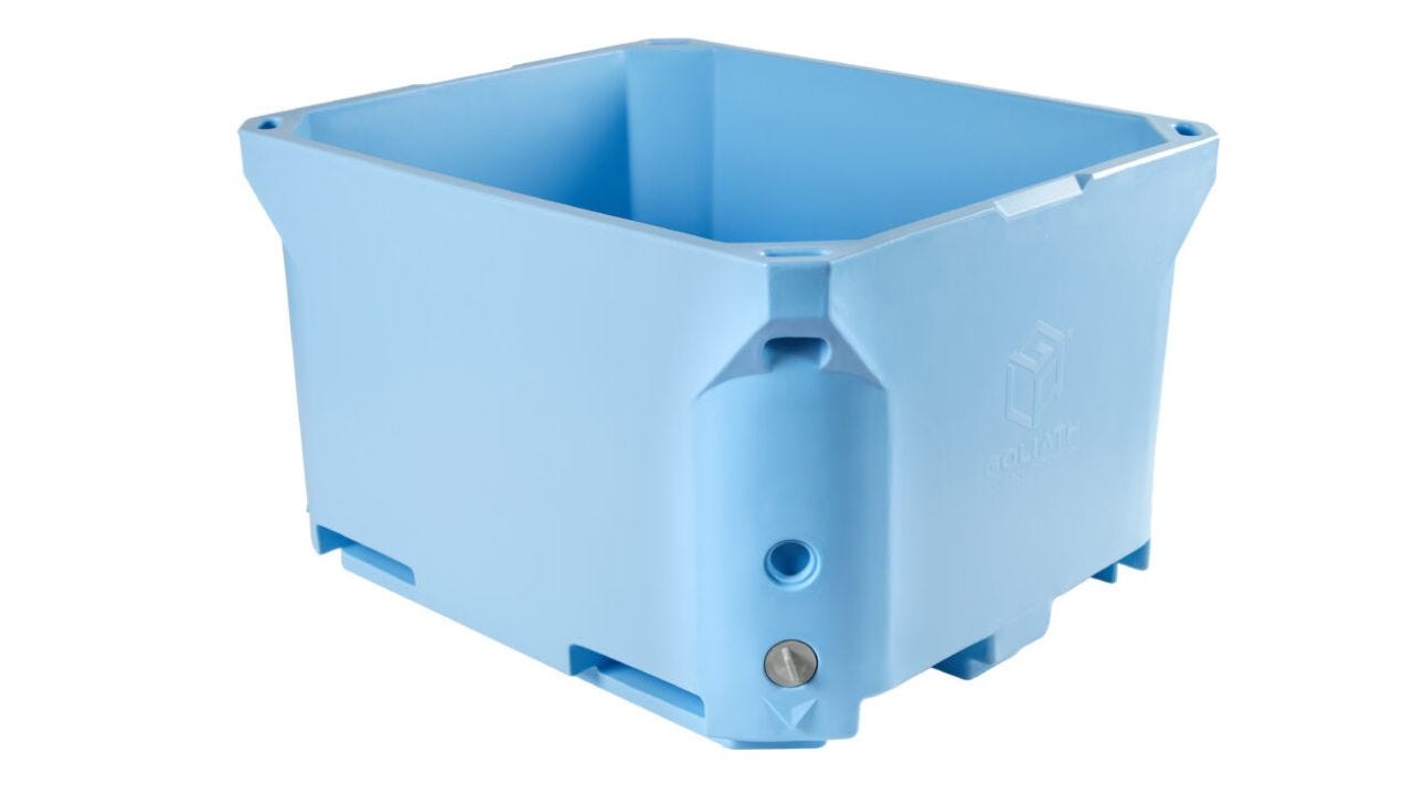 Plastic fish boxes manufacturers in USA, Goliathtubs