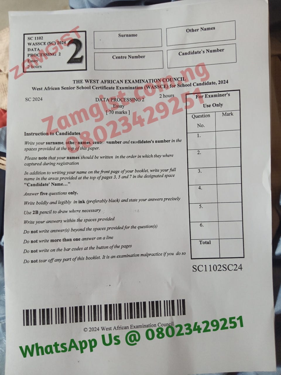 WAEC Hausa 2024/2025 Expo Questions And Answers by BESTEXAMHUB Apr, 2024 Medium