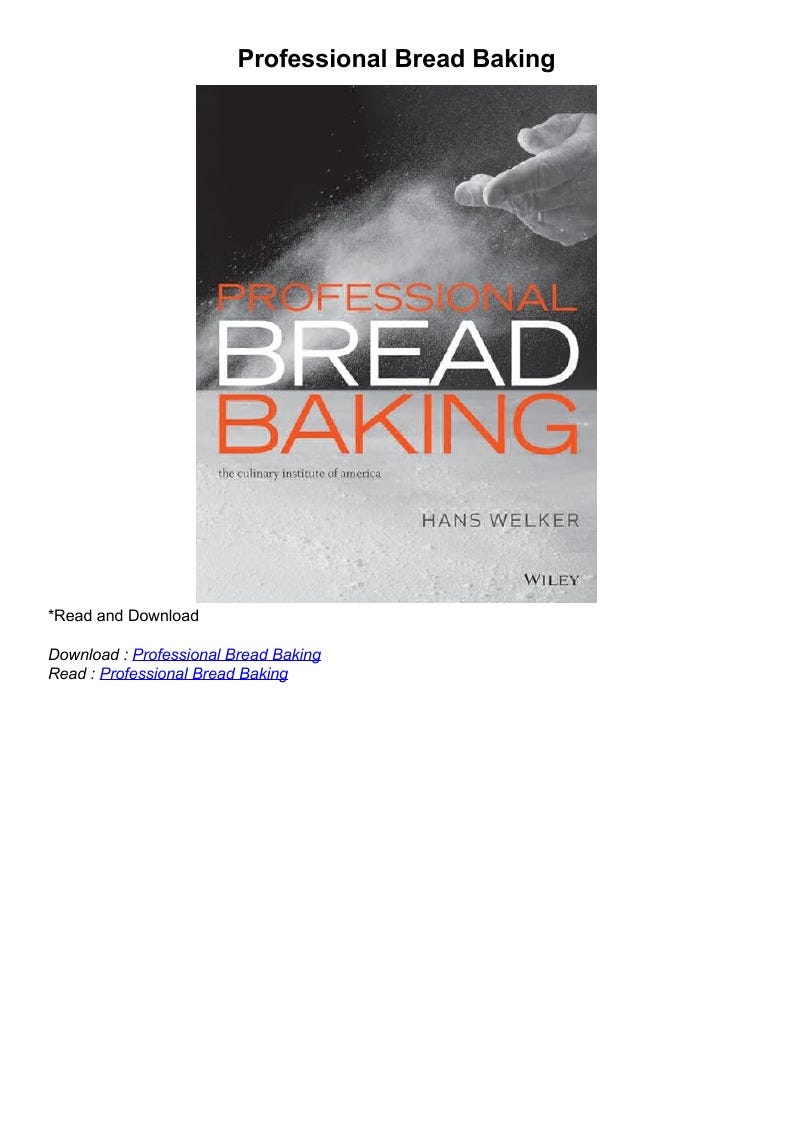 read The Professional Pastry Chef Fundamentals of Baking and Pastry